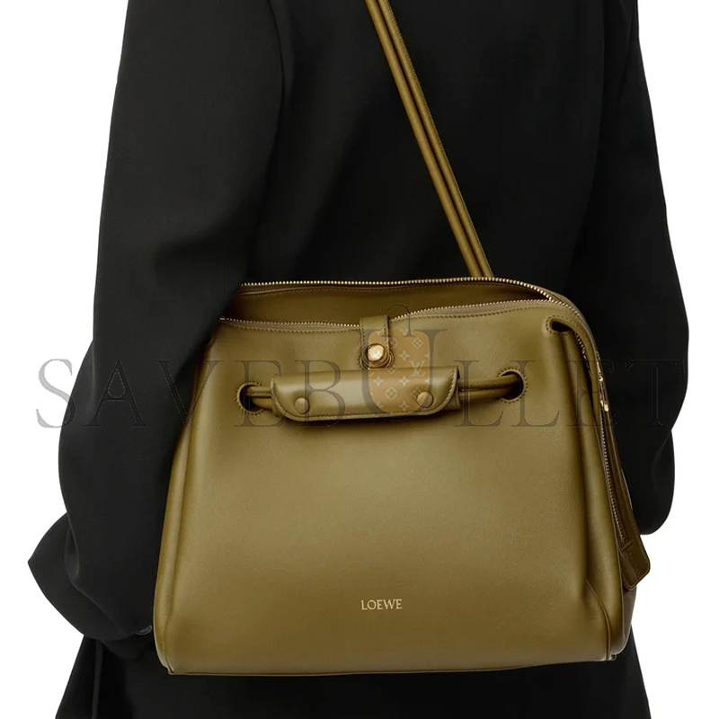 l0ew* medium madrid bag in S*pple calfskin aanbab1x01-8795 (28.5*23*11cm)